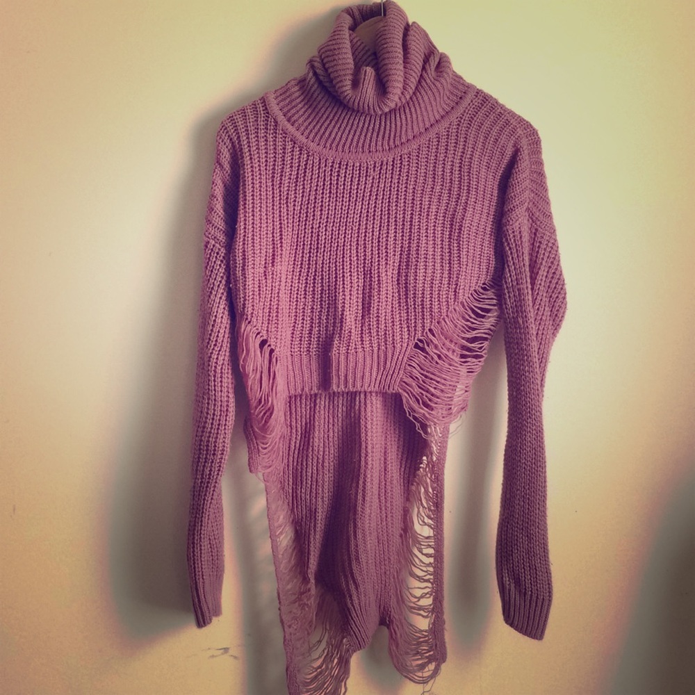 Cropped Fall Sweater